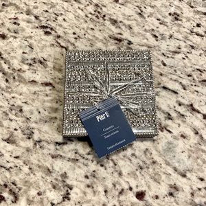 Pier 1 Silver Sparkle Coasters